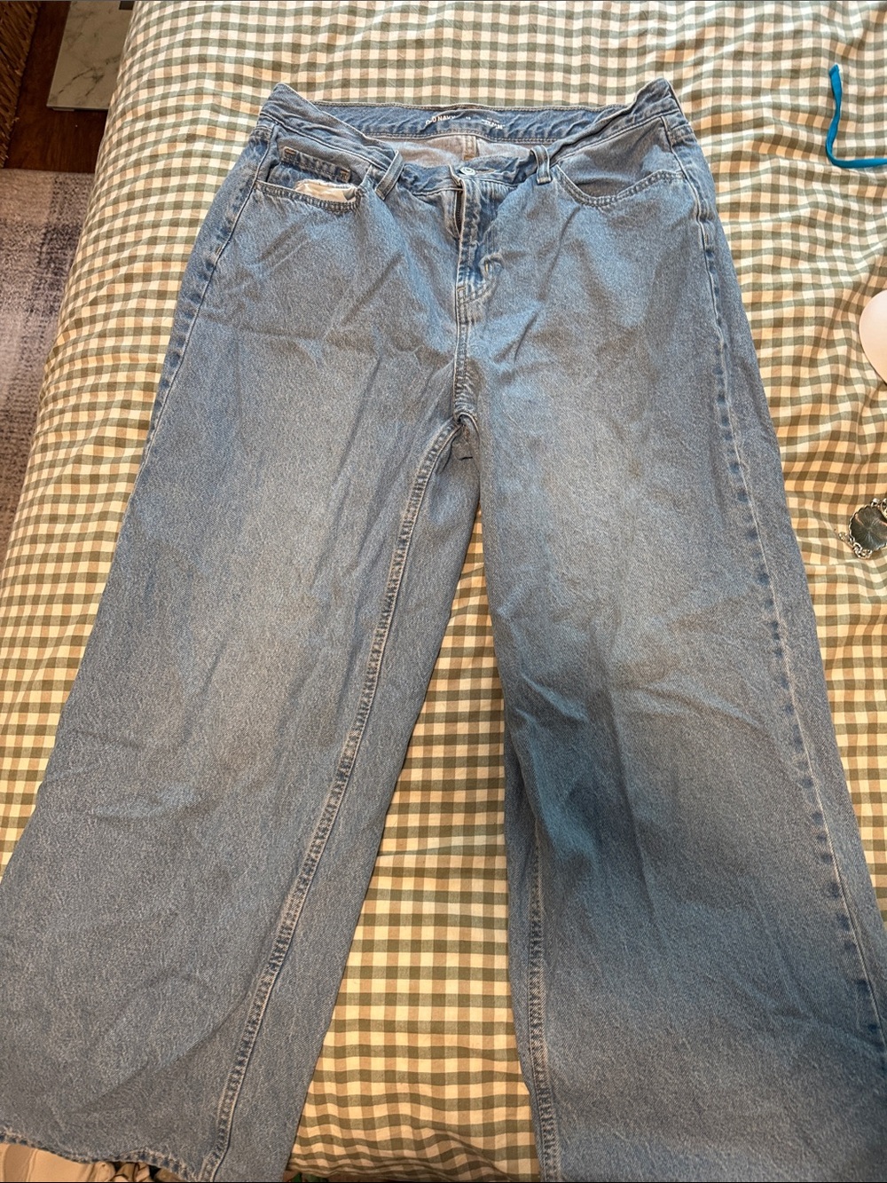 Old Navy Light Blue Wide-Leg Jeans